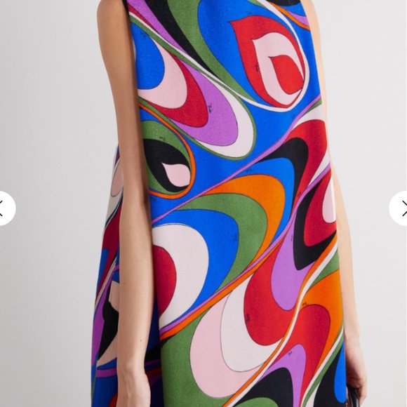 PUCCI Onde printed cotton-blend terry mini dress - Picture 3 of 6